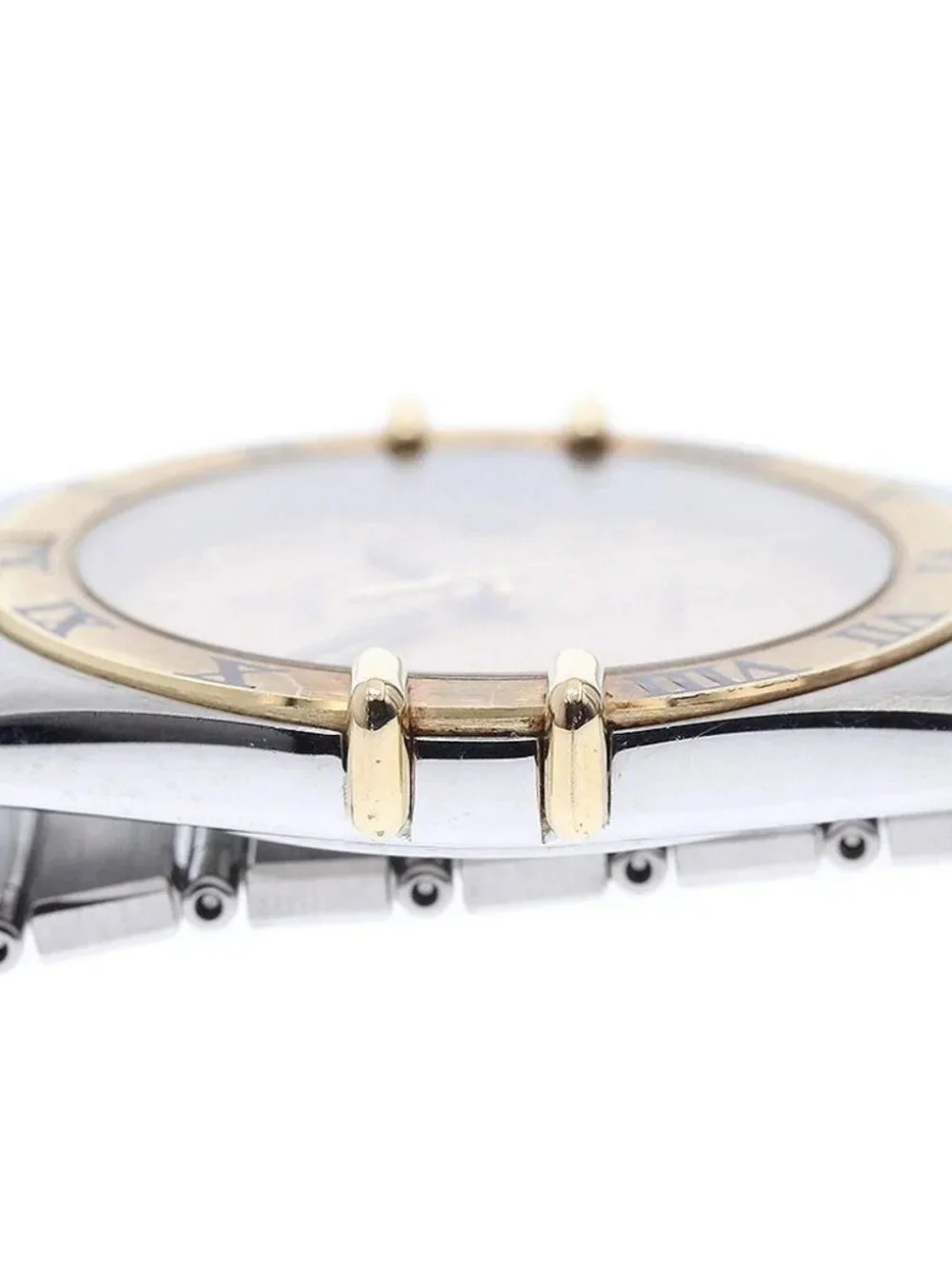 OMEGA Constellation Date gold Dial Quartz Men's Watch_966791